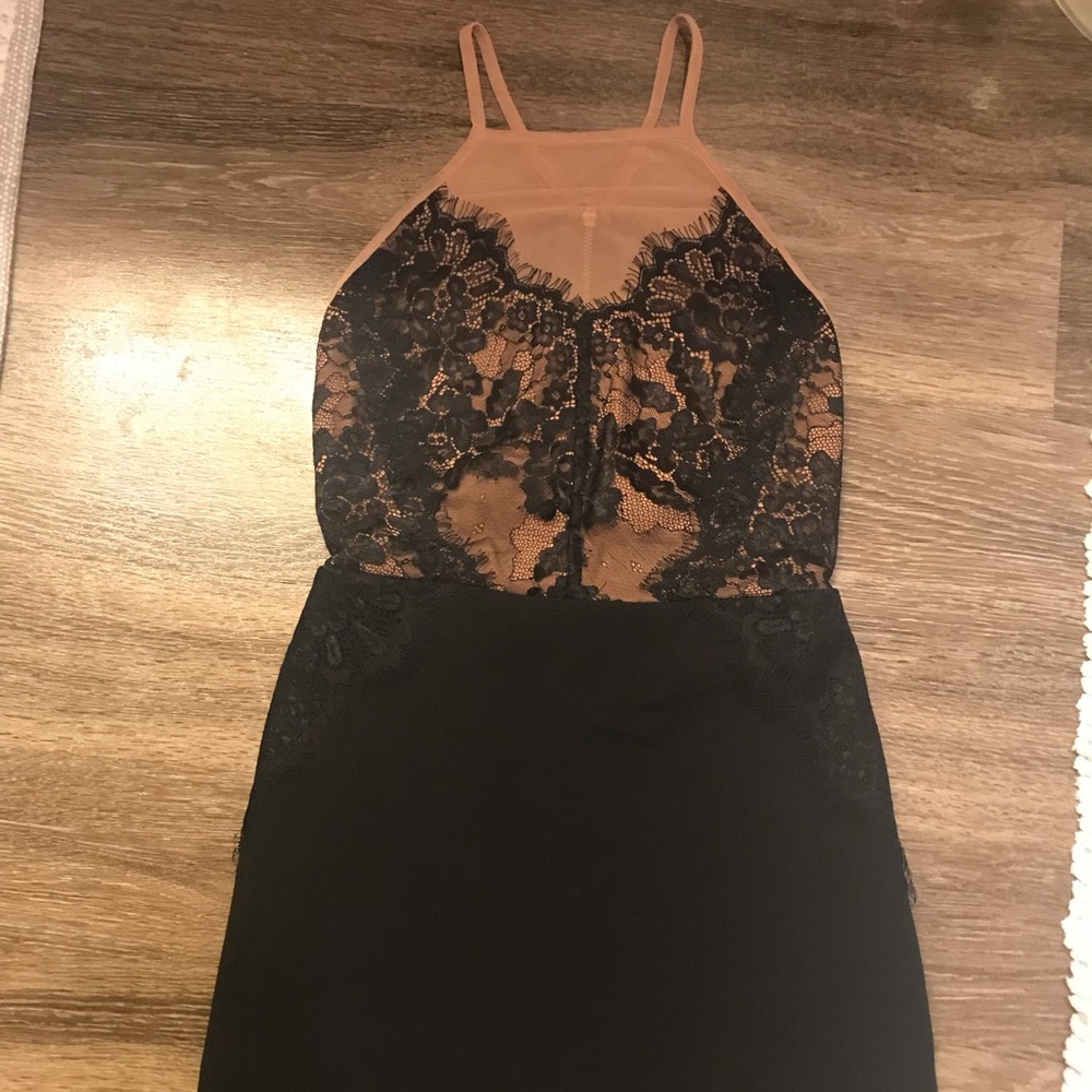 Black Topshop Bodycon Dress
